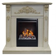 Угловой электрокамин Real-Flame Anita corner WT с очагом 3D Olympic M51552