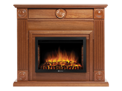 Угловой электрокамин Electrolux EFP/P-2520LS с порталом Firelight Frame 25U (угловой) шпон дуб M133026