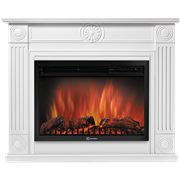 Угловой электрокамин Electrolux EFP/P-2720RLS с порталом Firelight Frame 25U (угловой) шпон белый M134409