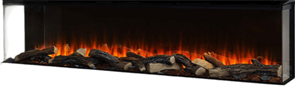 Линейный электрокамин British Fires New Forest 1900 with Signature logs M234616