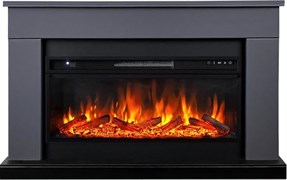 Линейный электрокамин Royal Flame BERGEN серый графит c очагом Vision 42 LED M235957