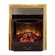 Классический очаг 2D Real-Flame Majestic Lux Brass M51409