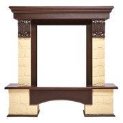 Угловой классический портал Firelight Forte Classic U (угловой) Бежевый/Тёмный дуб M51417