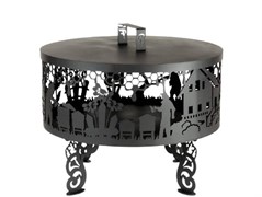 Уличный камин Fire bowls Медовая фантазия (60х60х4) M193670