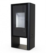 Дровяная печь DEFRO HOME SOLUM LOG, черная сталь M205771