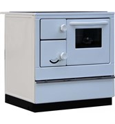 Дровяная печь THORMA OKONOM 85/FIKO DELUXE, левая, белая M200827