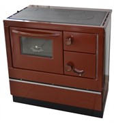 Дровяная печь THORMA OKONOM 85/FIKO DELUXE, правая, коричневая M200829