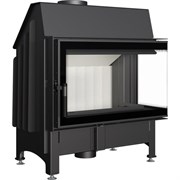 Угловая правая дровяная топка Kratki Zibi/P/BS/DECO (угловое стекло справа) M109063