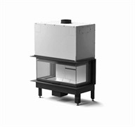 Трёхсторонняя дровяная топка MCZ Plasma 95 T стекло с 3-х сторон M181910
