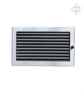 Вентиляционная решетка для камина Kratki 22х30 Стальная с жалюзи 22/30SZX M111175