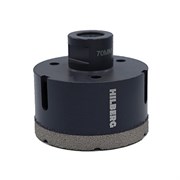 Коронка алмазная Hilberg Super Hard 3T М14 70х35 мм 167-120927