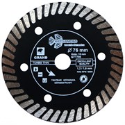 Диск алмазный Trio Diamond Turbo Grand Hot Press 76 мм (ультратонкий для мини УШМ) 142-055804