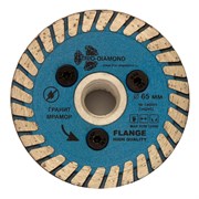 Диск алмазный Trio Diamond Turbo Hot press Гранит с фланцем M-14 65 мм 142-022746
