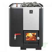Дровяная печь Kastor KARHU 30 VV (бак слева, для объема 22-30 м3) M181063