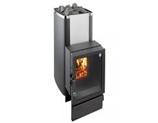 Дровяная печь Kastor KARHU 30 T (сквозь стену, для объема 22-30 м3) M181065