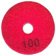 Круг алмазный шлифовальный гибкий Spektrum 100 грит / 100 мм (красный) 298-001642