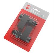 Набор вентелей Royal Thermo CUBE, ПРЯМОЙ, (2 шт) черный M215406