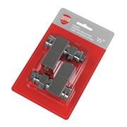 Набор вентелей Royal Thermo CUBE, ПРЯМОЙ, (2 шт) хром M215404