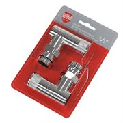 Набор вентелей Royal Thermo PIANO, УГЛОВОЙ, (2 шт) хром M215383