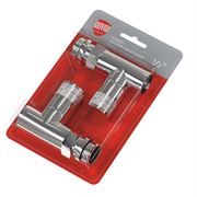 Набор вентелей Royal Thermo PIANO, ПРЯМОЙ, (2 шт) хром M215386