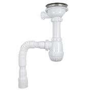 B0144 Сифон для мойки 3 1/2  х40 с гофротрубой 40х40-50 EТТ000015818