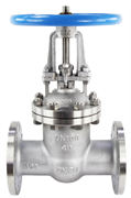 Задвижка клиновая 30нж15нж DN GVWR3131M-2W-F-S Ду100 Ру40 фланцевая, с выдвижным шпинделем, корпус - сталь CF8, уплотнение - METAL, управление - штурвал D040-07388