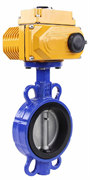 Затвор дисковый поворотный DN WBV1432E-2W-Fb Ду40 Ру16, корпус - чугун GGG50, диск - нержавеющая сталь 316L, уплотнение - EPDM, с 1/4-оборотным электроприводом QT-N-003EM-O1-220VAC-У1 220В D050-24700