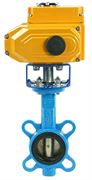 Затвор дисковый поворотный DN WBV1413E-2W-Fb Ду50 Ру16, корпус - чугун GGG50, диск - чугун GGG40, уплотнение - EPDM, с электроприводом DN-005 220В D050-16365
