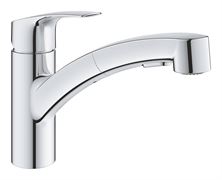 Смеситель для кухни GROHE Eurosmart, низкий выдвижной излив, 30305001 T0048252