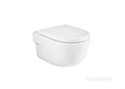 Унитаз подвесной ROCA MERIDIAN Rimless безободковый 560мм, 7.3462.4.L00.0 T0040606