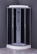 Душевая кабина LORANTO CS-6691 G, 90*90*215, низ. серая, стекло 4мм, поддон 13 см T0019171