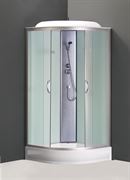 Душевая кабина LORANTO CS-6691 F, 90*90*215, низ. матовая, стекло 4мм, поддон 13 см T0019170