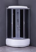 Душевая кабина LORANTO CS-6690 G, 90*90*215, выс. серая, стекло 4мм, поддон 40 см T0019169