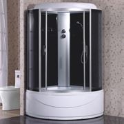 Душевая кабина COMFORTY 305, серое стекло,задняя чёрная стеклянная панель 1180*1180*2150, 00-00000155 T0041213