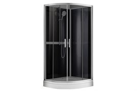 Душевая кабина Azario НОВИНКА DENVER 900*900*(2000+150) серое стекло 4 мм. Easy Clean, AZ-N10812 900 GREY T0057341