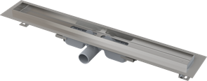 ALCA PLAST Водоотводящий желоб с порогами для цельной решетки (сталь), APZ106-650 T0040281