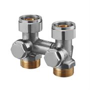 Двухтрубный узел нижнего подключения Oventrop Multiflex V H 3/4 3/4 Н ЕК-НГ ZB M93571