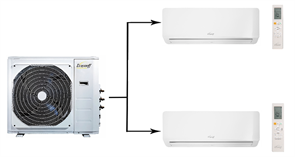 Мульти сплит система Eurohoff Smart multi EMMULT-18/2/EMMULT-09*2 M254653