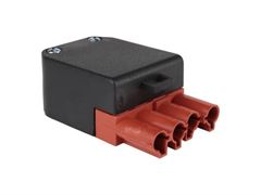 Разъём Wieland 4P коричневый, мама A14224