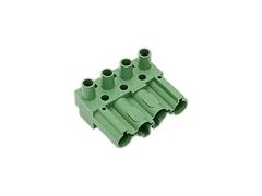 Разъём Wieland 4P зелёный, мама A14225