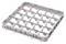 Секция дополнительная для базовой кассеты Cambro 25E2 151 мягко-серая E106754 - фото 3004948