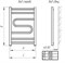 Водяной полотенцесушитель Тера ЛИАНА ПСБ-11-02 400х600 M133796 - фото 4314124