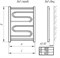 Водяной полотенцесушитель Тера ЛИАНА ПСБ-11-14 600х800 M133799 - фото 4314364