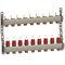 Коллектор General Fittings CX 1 х3/4 , 9вых., c клапанами, с расходомерами, сталь нерж. RBR91612400900 - фото 4497060