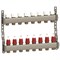 Коллектор General Fittings CX 1 х3/4 , 8вых., c клапанами, с расходомерами, сталь нерж. RBR91612400800 - фото 4497354