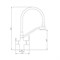 Смеситель для кухни AQUANIKA COMFORT хром/черный, AQC013CRBL TAQC013CRBL - фото 4513322