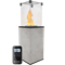 Газовый уличный обогреватель Kratki PATIO/MINI/G31/37MBAR/Q/O/G - OXIDE GRIGIO с пультом ДУ M130781 - фото 4588694