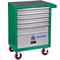 Тележка инструментальная Мастак, 5 ящиков и отсек, зеленая 180-016161 - фото 4597577