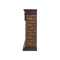 Комплект электрокаминов с искусственным камнем Electrolux EFP/P-3020LS с порталом Firelight Bricks WOOD 30 камень темный, шпон венге M134327 - фото 4743060