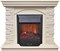 Комплект электрокаминов с искусственным камнем Real-Flame Elford STD/EUG WT с очагами Fobos/Majestic M52179 - фото 4743086